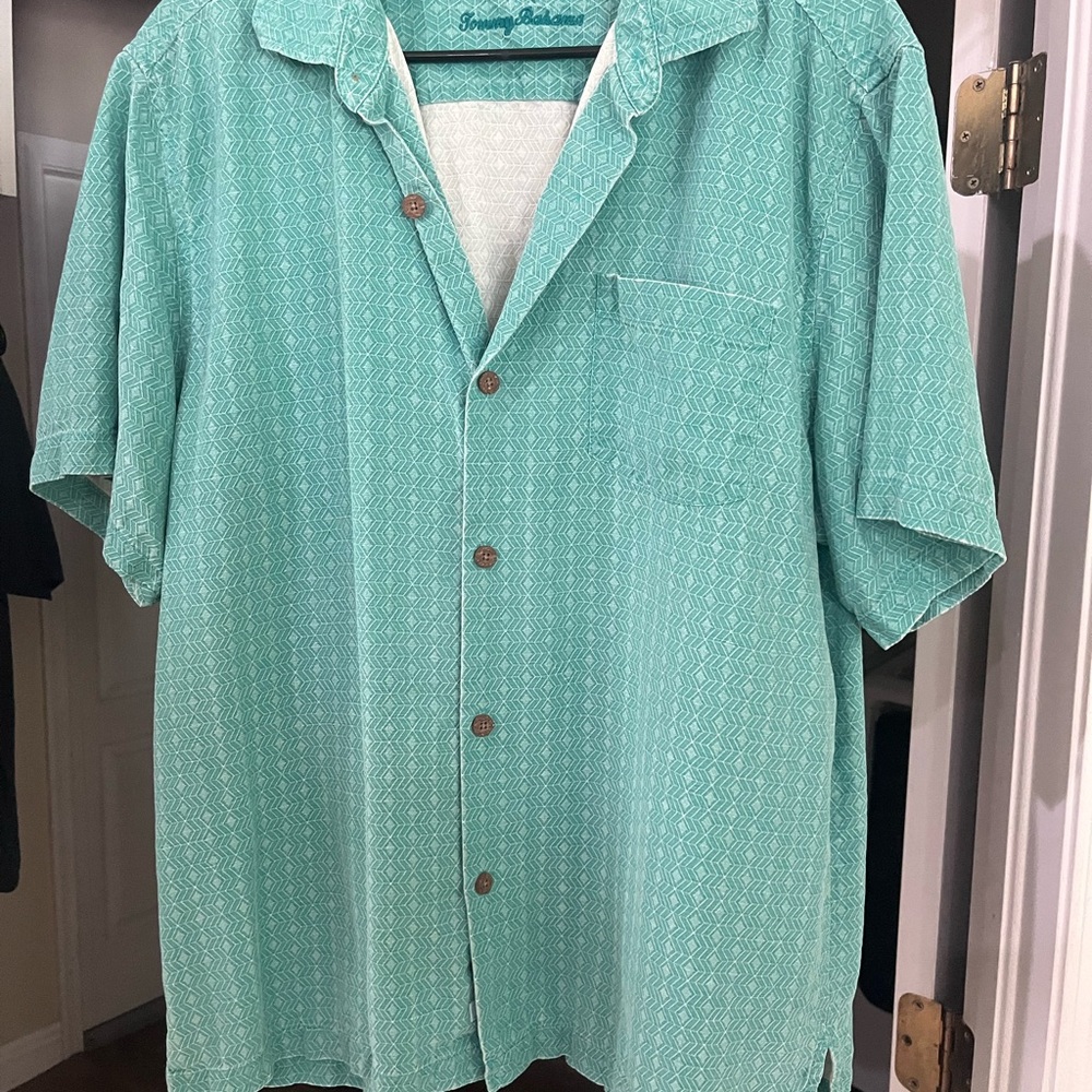 Tommy Bahama Teal Button Down Shirt